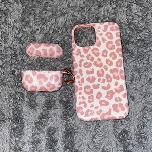 Velvet Caviar iPhone 12 Pro Max case w/ air pods pro case Bundle